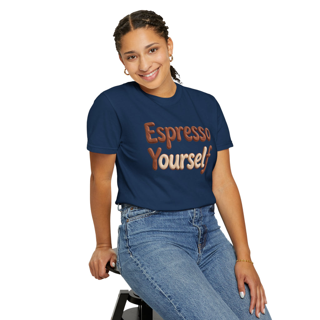 Espresso Yourself T-Shirt – Coffee Lover Graphic Tee