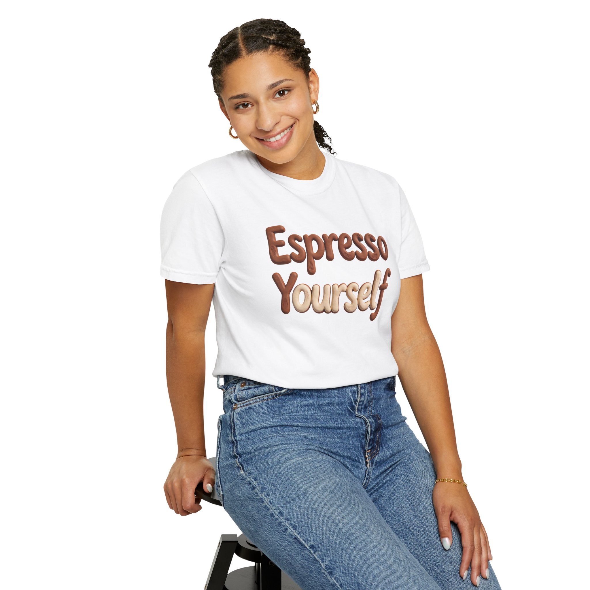 Espresso Yourself T-Shirt – Coffee Lover Graphic Tee