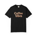 Coffee Vibes T-Shirt — Retro 3D Script Tee for Coffee Lovers