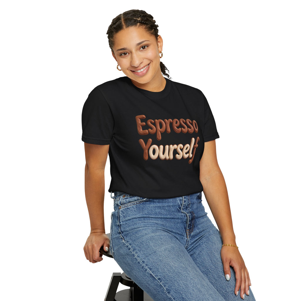 Espresso Yourself T-Shirt – Coffee Lover Graphic Tee